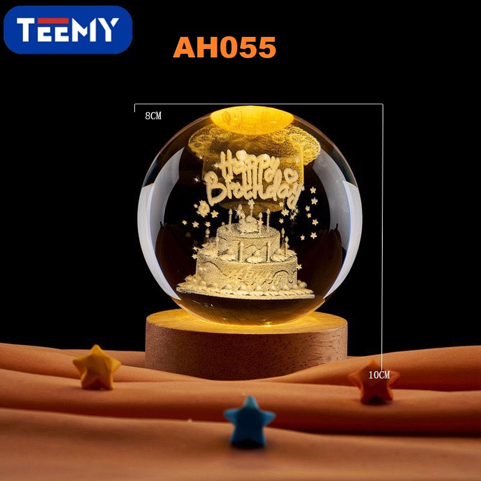 ESFERA LUMINOSA USBCUMPLEAÑOS, PRECIO PUBLICADO ES AL POR MAYOR Y DEBEN SER 3 UNIDADES DEL MISMO  (AH055) 1