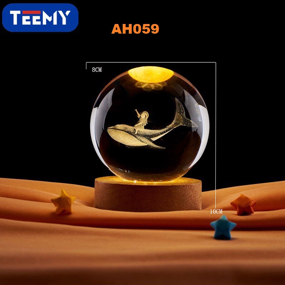 ESFERA LUMINOSA USB BALLENA, PRECIO PUBLICADO ES AL POR MAYOR Y DEBEN SER 3 UNIDADES DEL MISMO  (AH059) 1