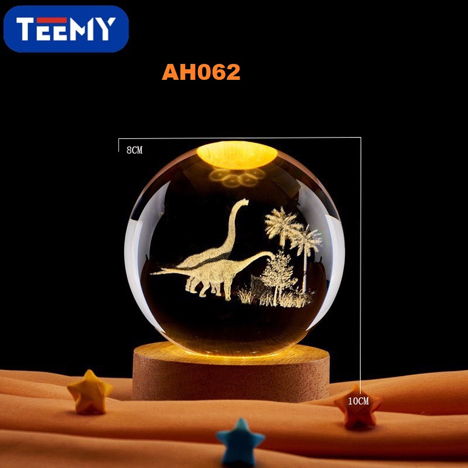 ESFERA LUMINOSA USB DINOSAURIO, PRECIO PUBLICADO ES AL POR MAYOR Y DEBEN SER 3 UNIDADES DEL MISMO  (AH062) 1