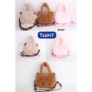 CARTERA CAPYBARA 20X15 CM,  PRECIO PUBLICADO ES AL POR MAYOR Y DEBEN SER 3 UNIDADES DEL MISMO 