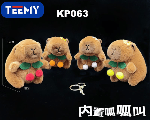 LLAVERO CAPYBARA PAQUETE 12 PIEZAS (KP063)