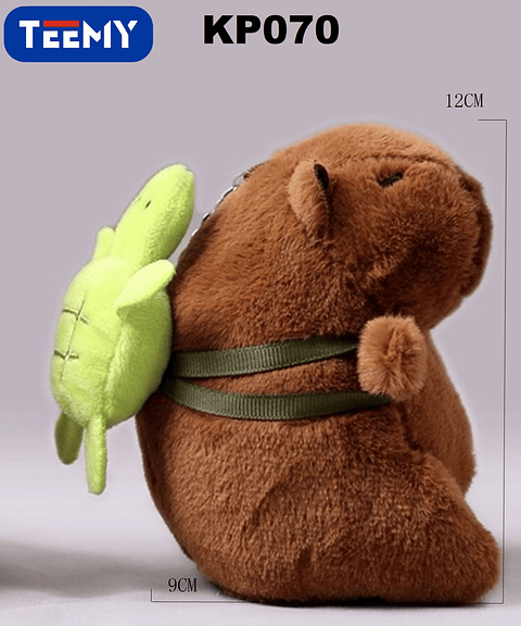 LLAVERO CAPYBARA PAQUETE 12 PIEZAS CON MUSICA (KP070)