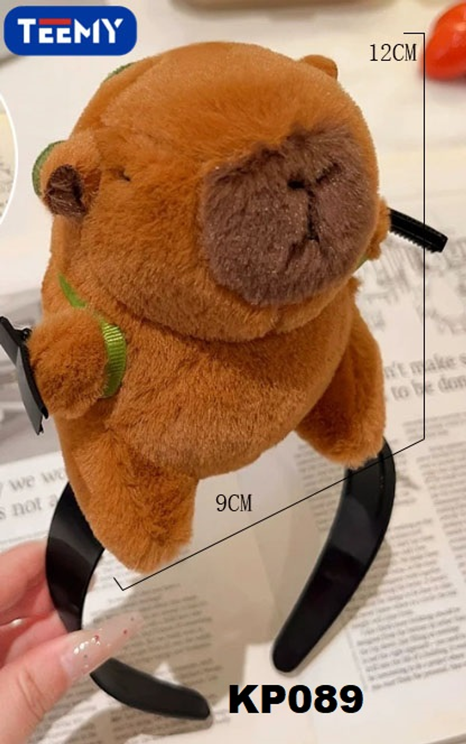 CINTILLO CAPYBARA PAQUETE 12 PIEZAS (KP089) 1