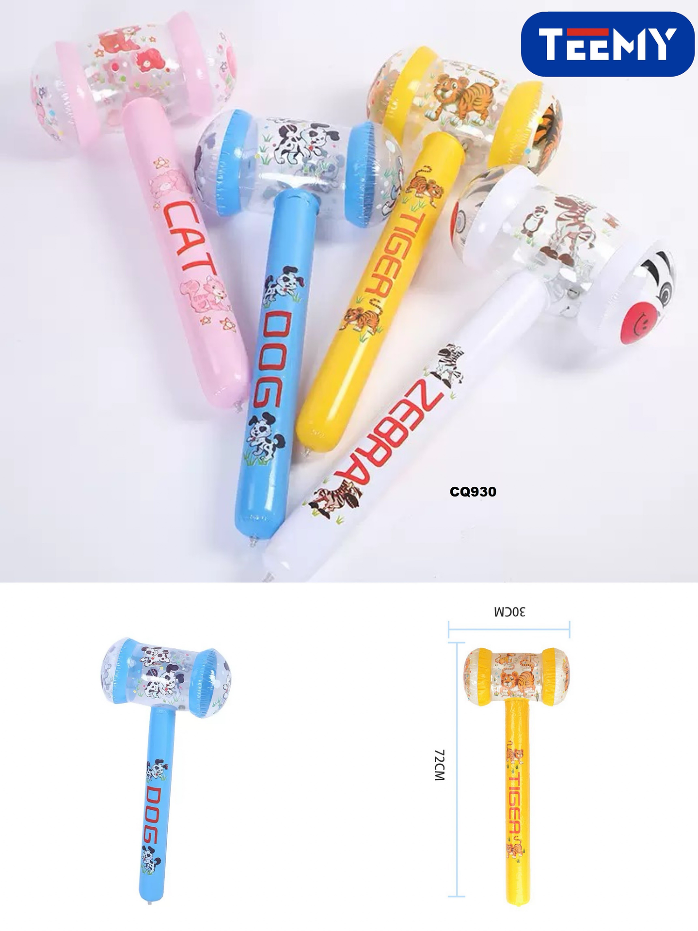 MARTILLO INFLABLE PAQUETE 12 PIEZAS  (CQ930) 1