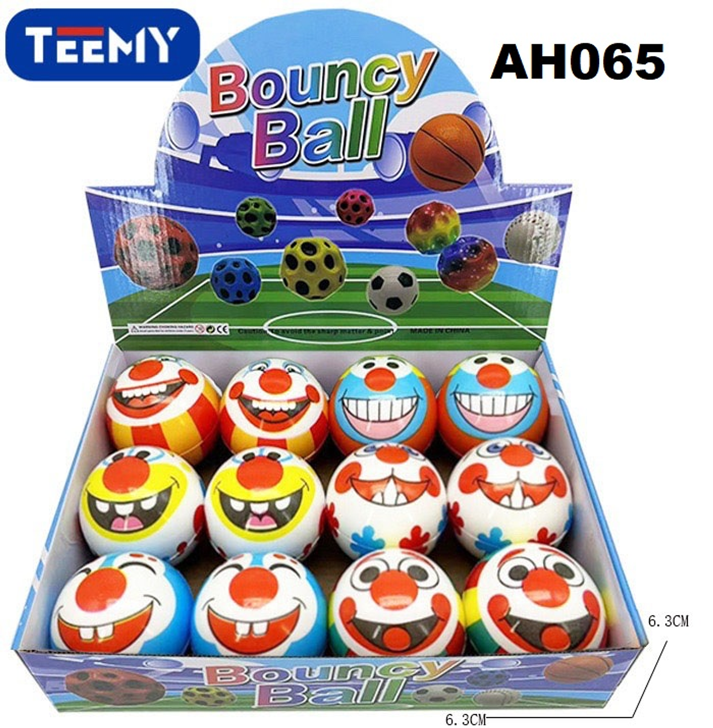 PELOTAS SENSORIALES PAQUETE 12 PIEZAS (AH065) 1