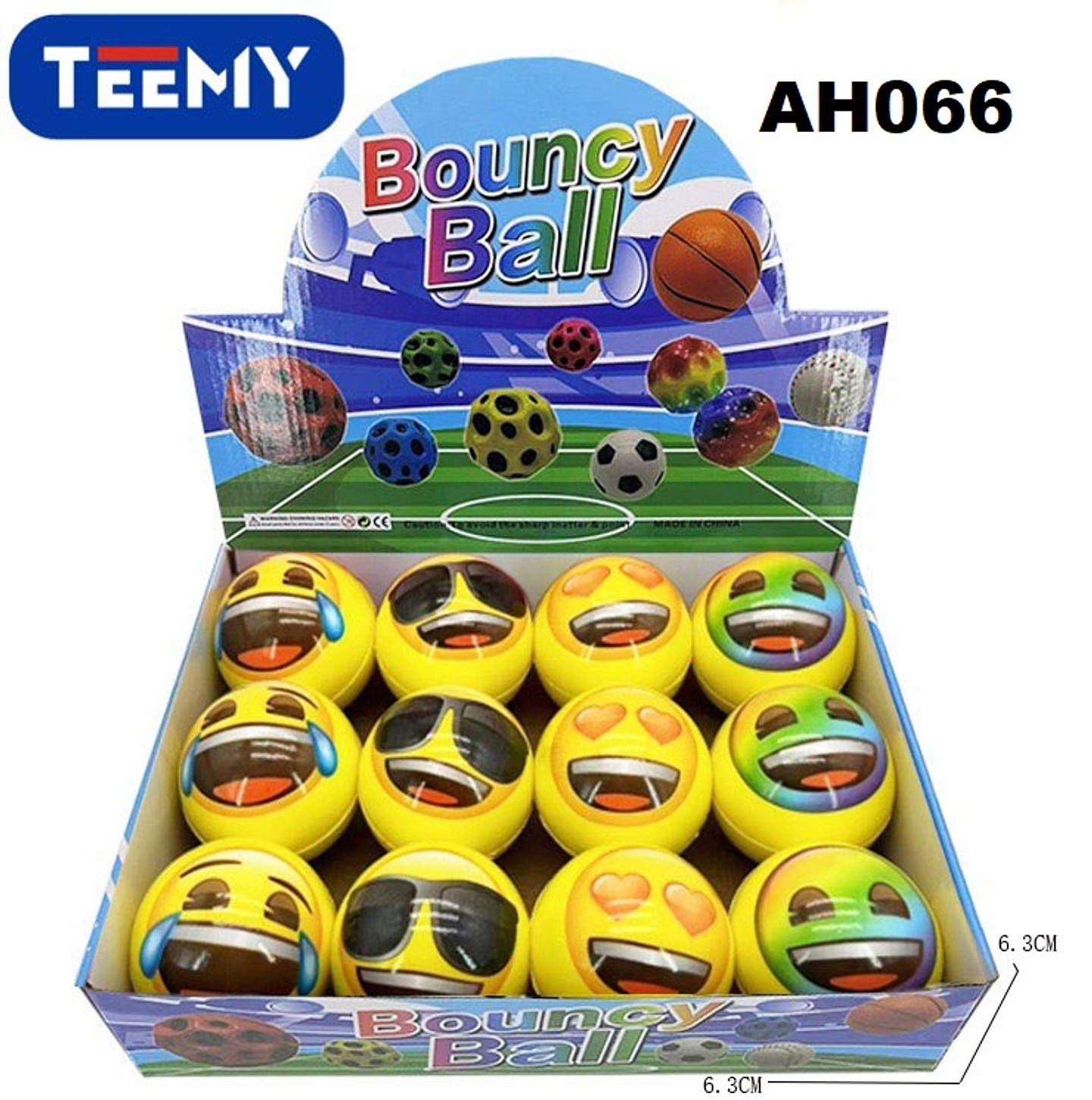 PELOTAS SENSORIALES PAQUETE 12 PIEZAS (AH066) 1