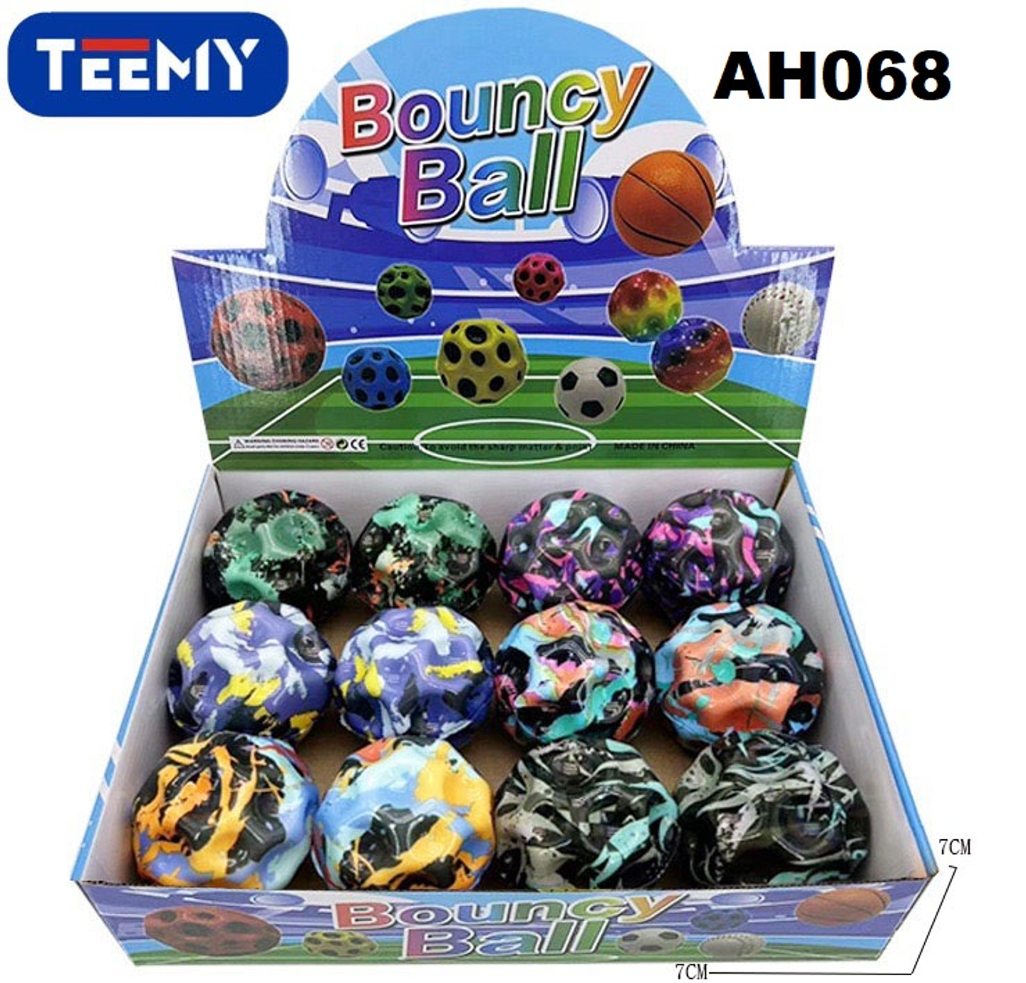 PELOTAS SENSORIALES PAQUETE 12 PIEZAS (AH068) 1