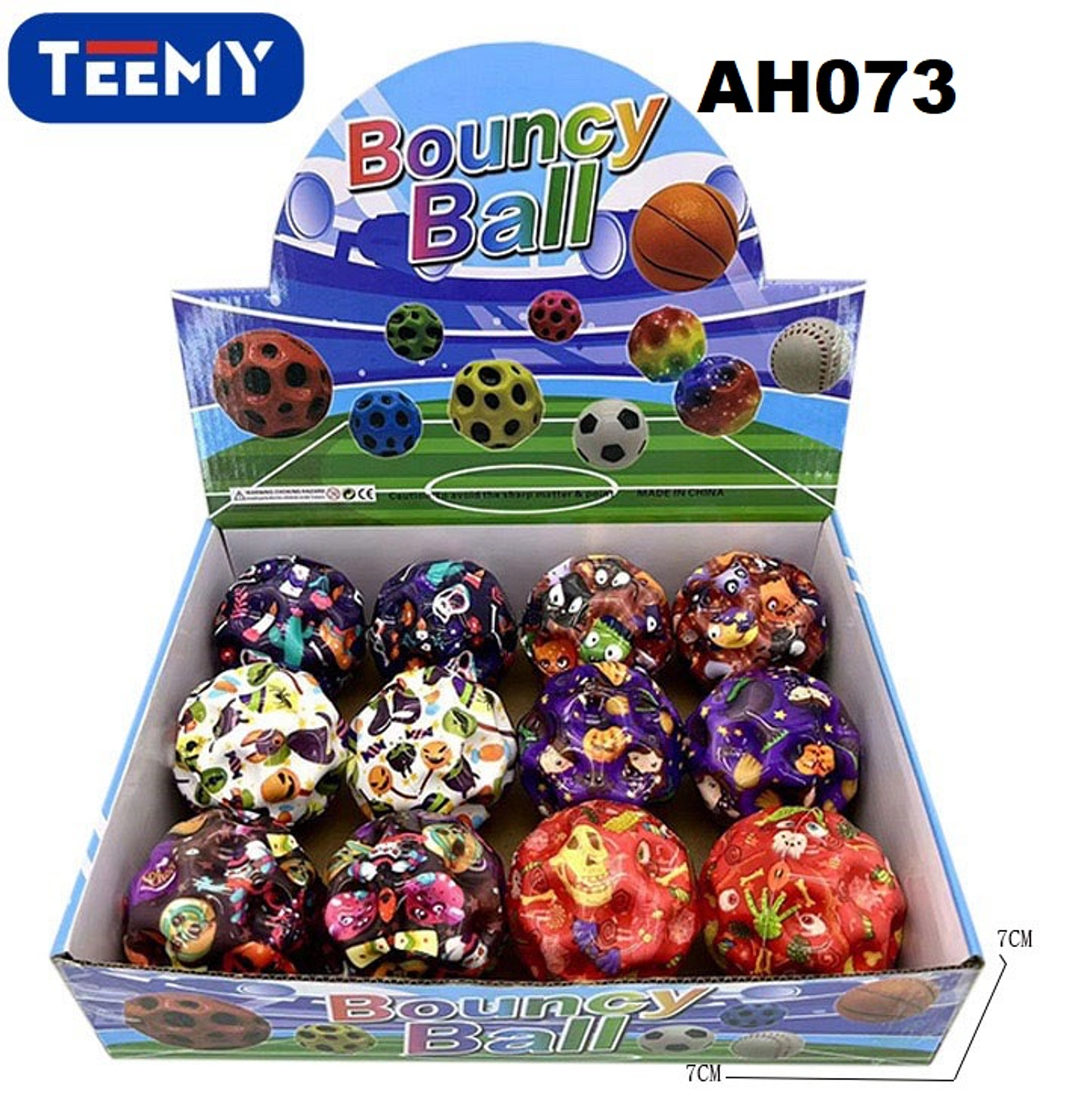 PELOTAS SENSORIALES PAQUETE 12 PIEZAS (AH073) 1