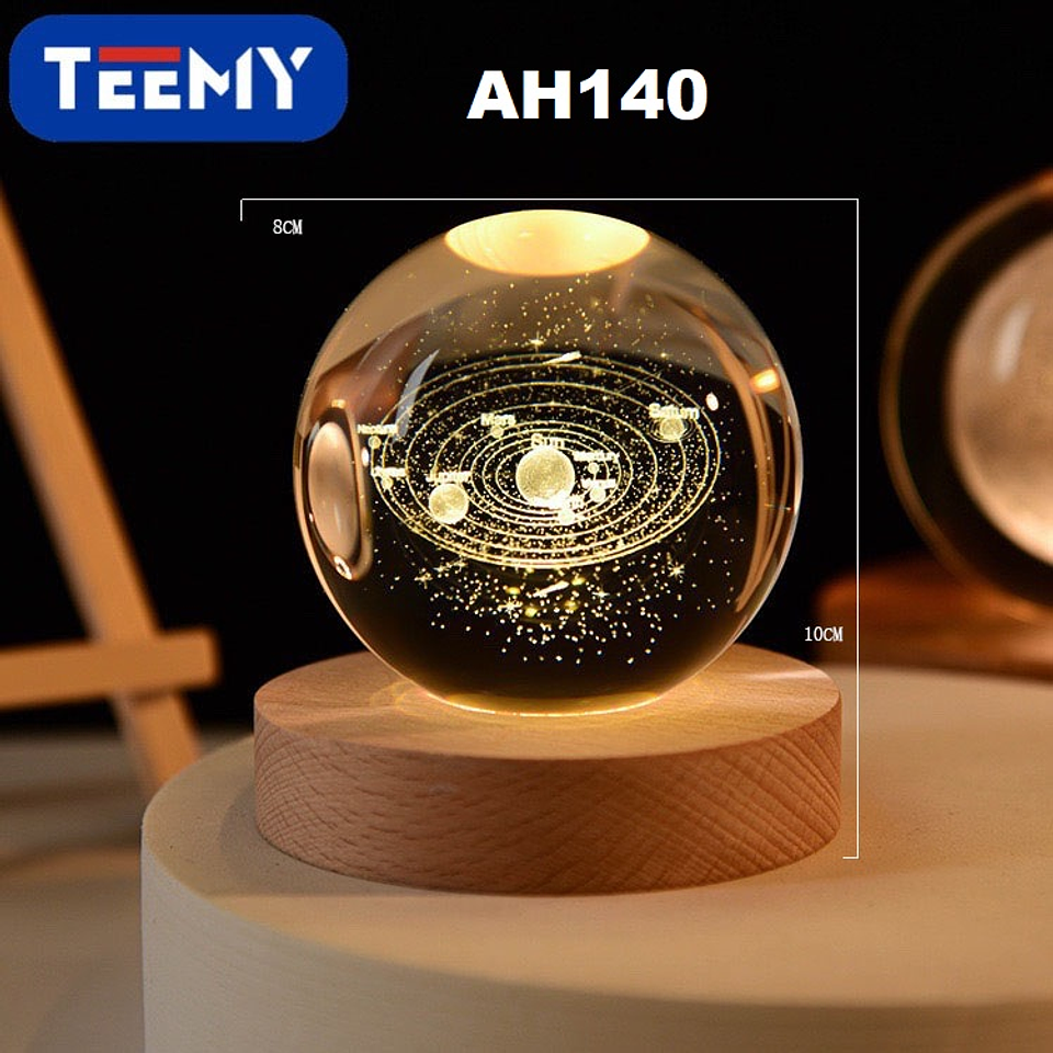 ESFERA LUMINOSA USB SISTEMA SOLAR, PRECIO PUBLICADO ES AL POR MAYOR Y DEBEN SER 3 UNIDADES DEL MISMO  (AH140) 1