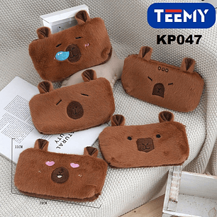 CARTERA CAPYBARA 11X19 CM PAQUETE 12 PIEZAS