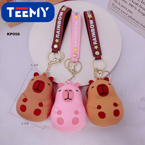 LLAVERO CAPYBARA PAQUETE 12 PIEZAS (KP056)