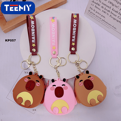 LLAVERO CAPYBARA PAQUETE 12 PIEZAS (KP057)
