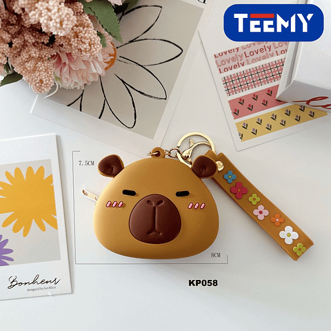 LLAVERO CAPYBARA PAQUETE 12 PIEZAS (KP058)