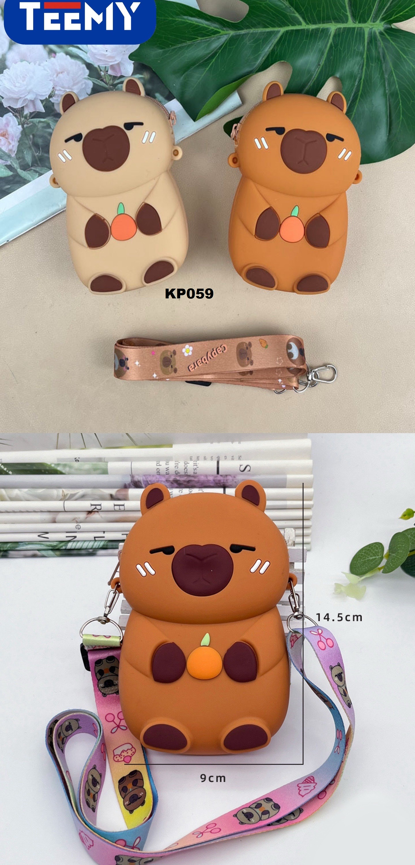 LLAVERO CAPYBARA PAQUETE 12 PIEZAS (KP059) 1