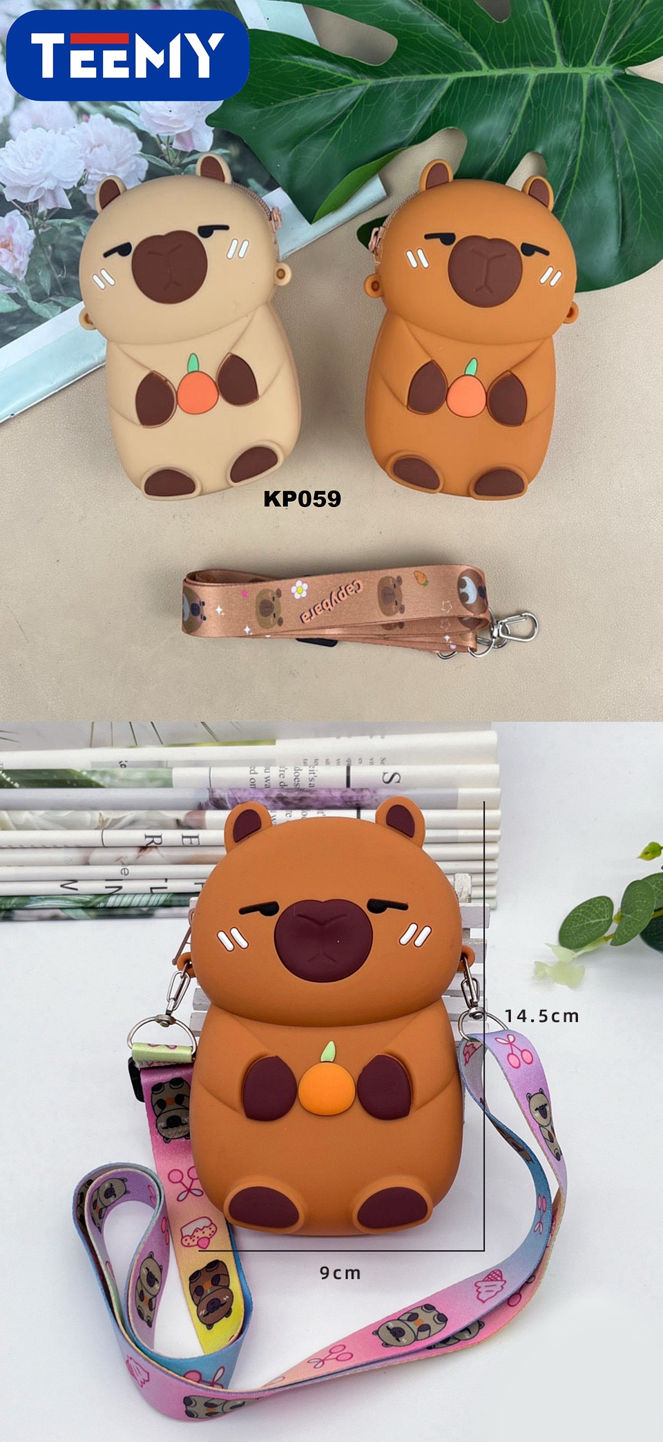 LLAVERO CAPYBARA PAQUETE 12 PIEZAS (KP059) 1