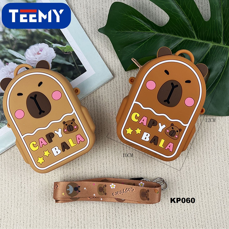 LLAVERO CAPYBARA PAQUETE 12 PIEZAS (KP060) 1