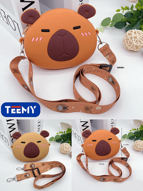 LLAVERO CAPYBARA PAQUETE 12 PIEZAS (KP061)