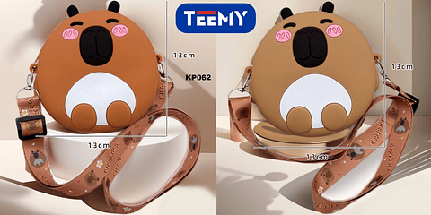 LLAVERO CAPYBARA PAQUETE 12 PIEZAS (KP062)