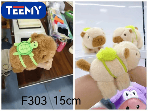 PULSERA CAPYBARA 15 CM PAQUETE 20 PIEZAS  (F303)