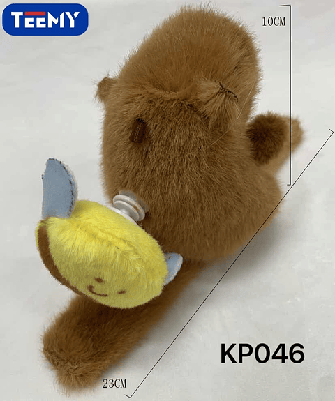 PULSERA CAPYBARA 10 CM  PAQUETE 12 PIEZAS (KP046)