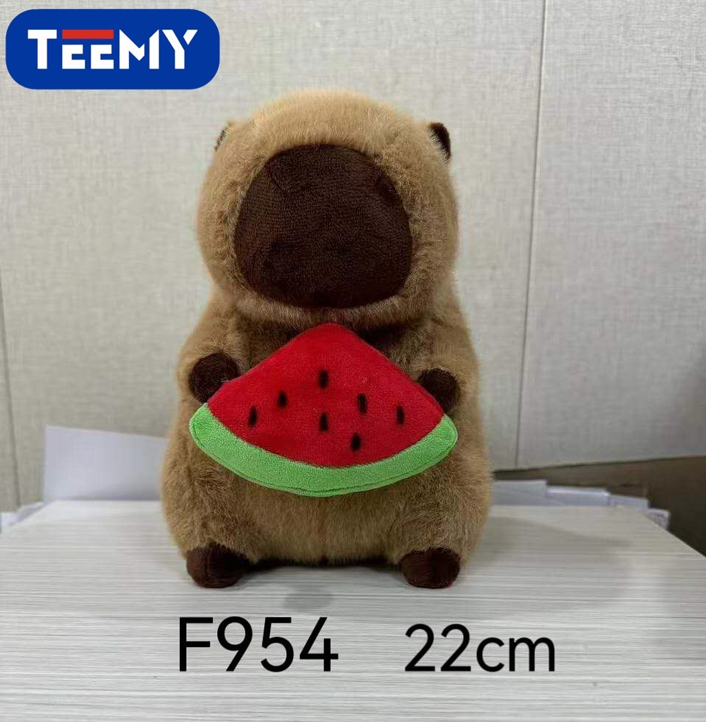 PELUCHE CAPYBARA 22 CM  , PRECIO PUBLICADO ES AL POR MAYOR Y DEBEN SER 3 UNIDADES DEL MISMO  (F954) 1