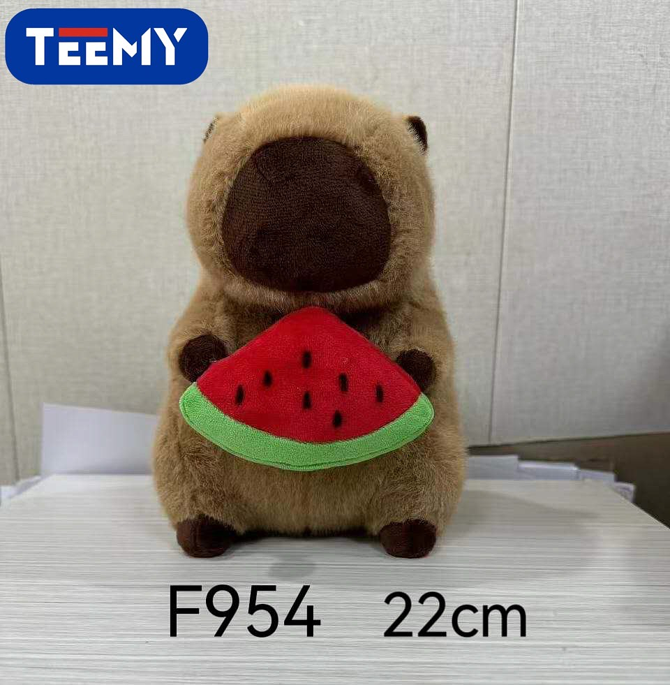 PELUCHE CAPYBARA 22 CM  , PRECIO PUBLICADO ES AL POR MAYOR Y DEBEN SER 3 UNIDADES DEL MISMO  (F954) 1