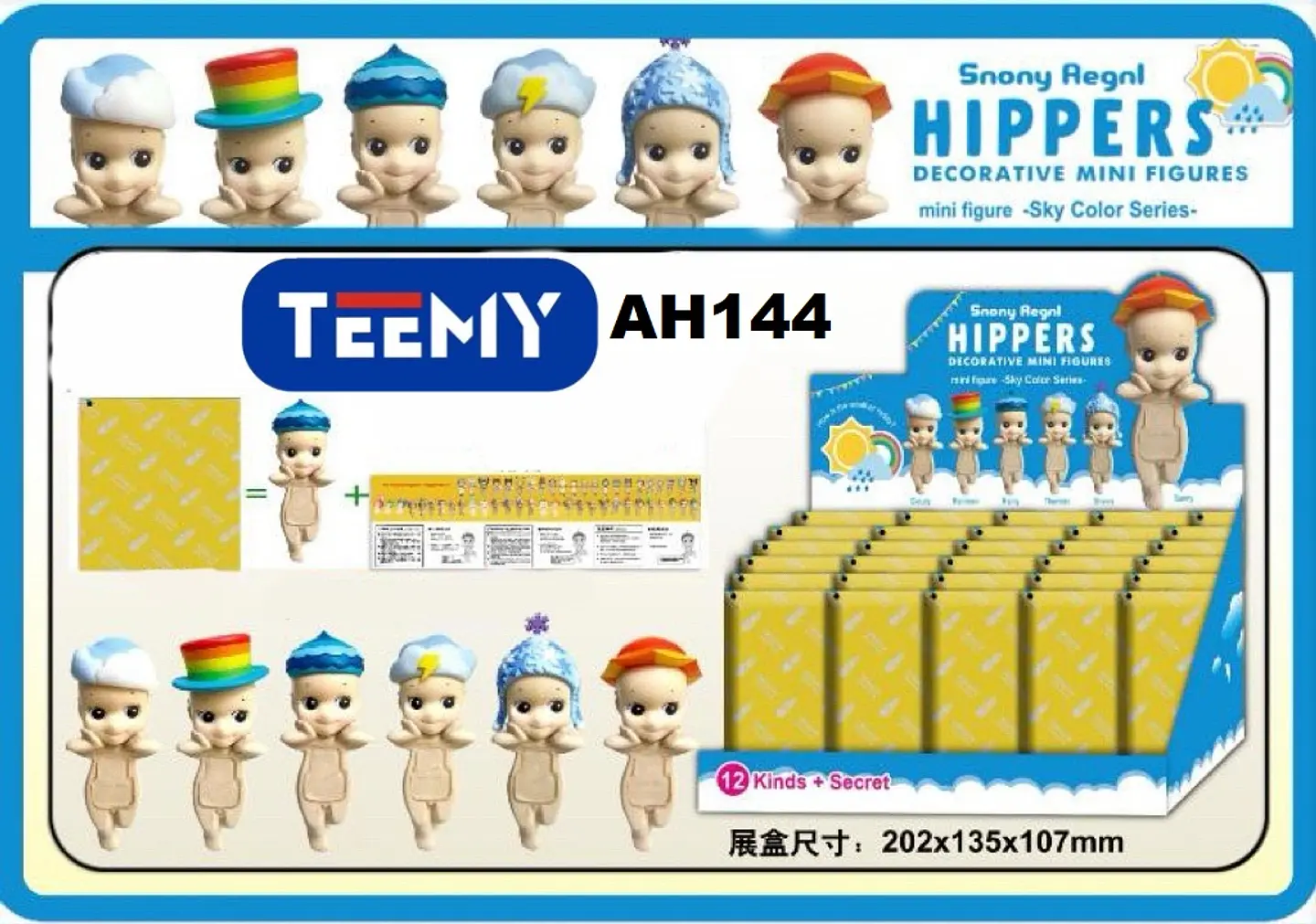 JUGUETE FIGURA SONNY ANGEL PAQUETE 30 PIEZAS (AH144) 1