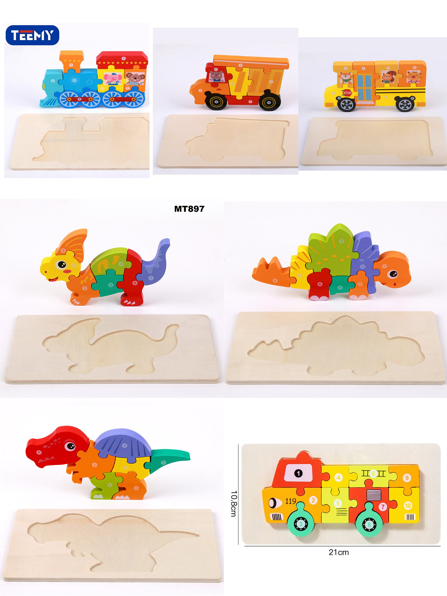 PUZZLE  PAQUETE 12 PCS (MT897) 1