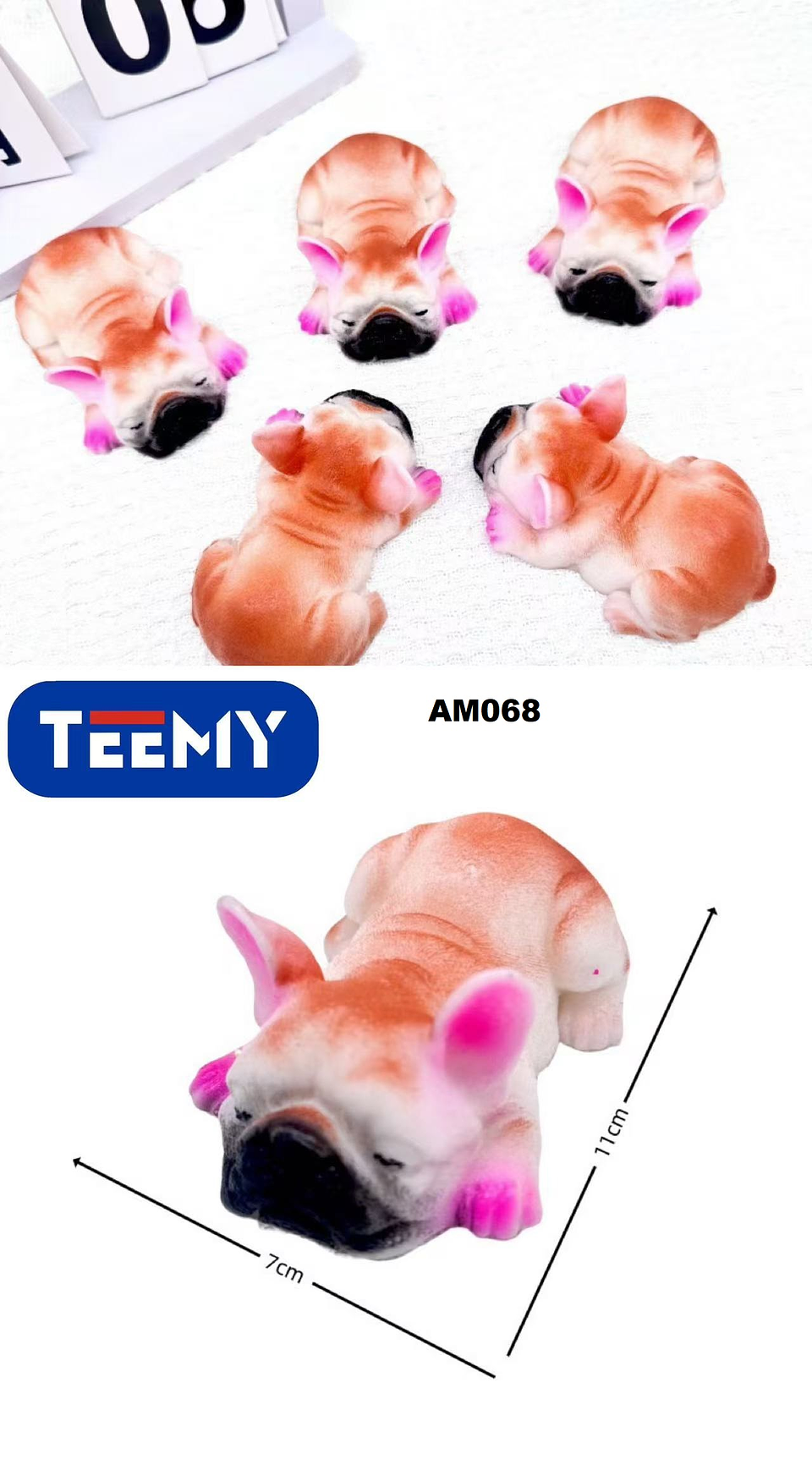 SQUISHY PERRO PAQUETE 16 PIEZAS  (AM068) 1
