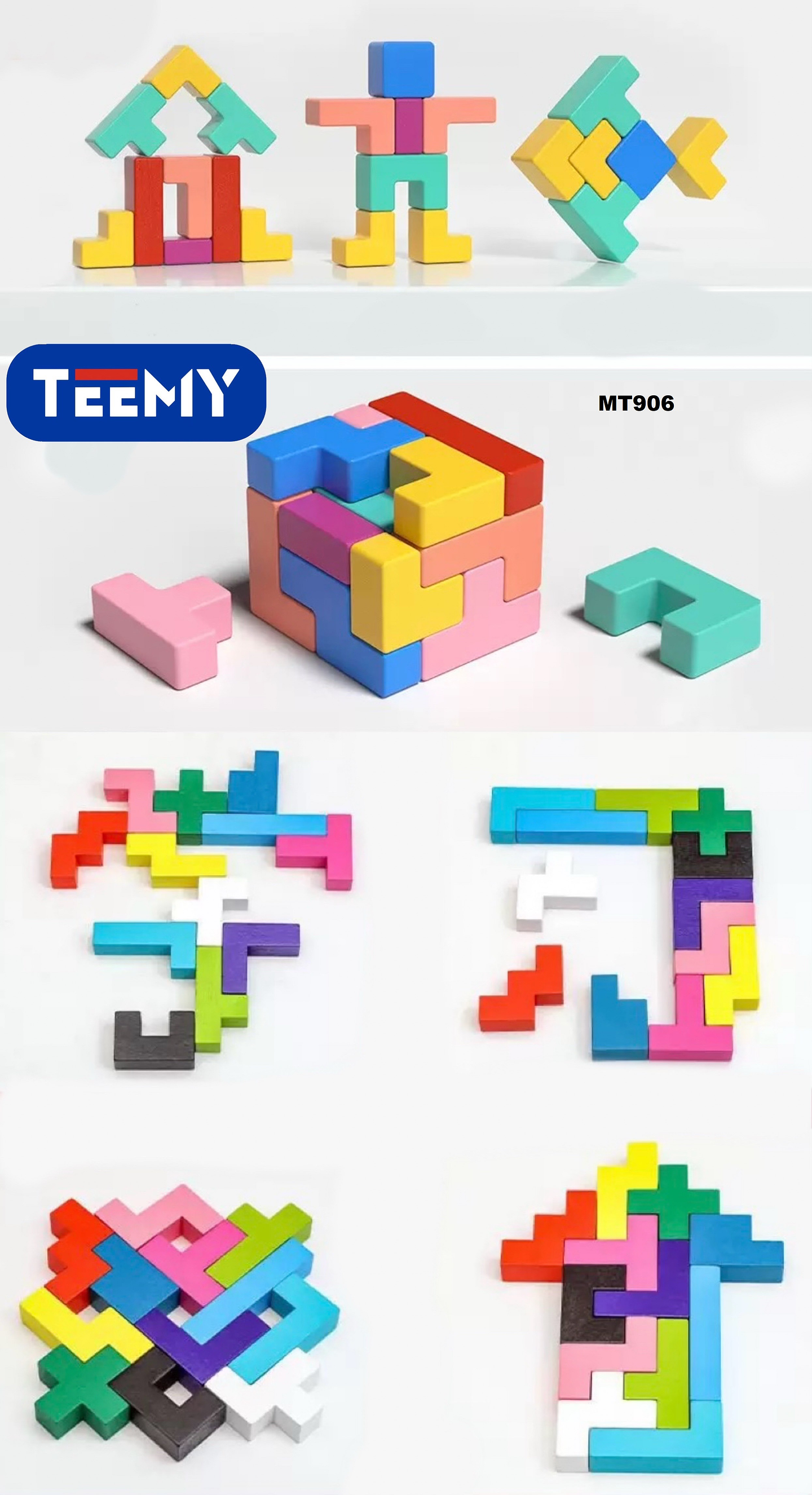 JUEGO DIDACTICO FIGURA GEOMETRICA, PRECIO PUBLICADO ES AL POR MAYOR Y DEBEN SER 3 UNIDADES DEL MISMO  (MT906) 1