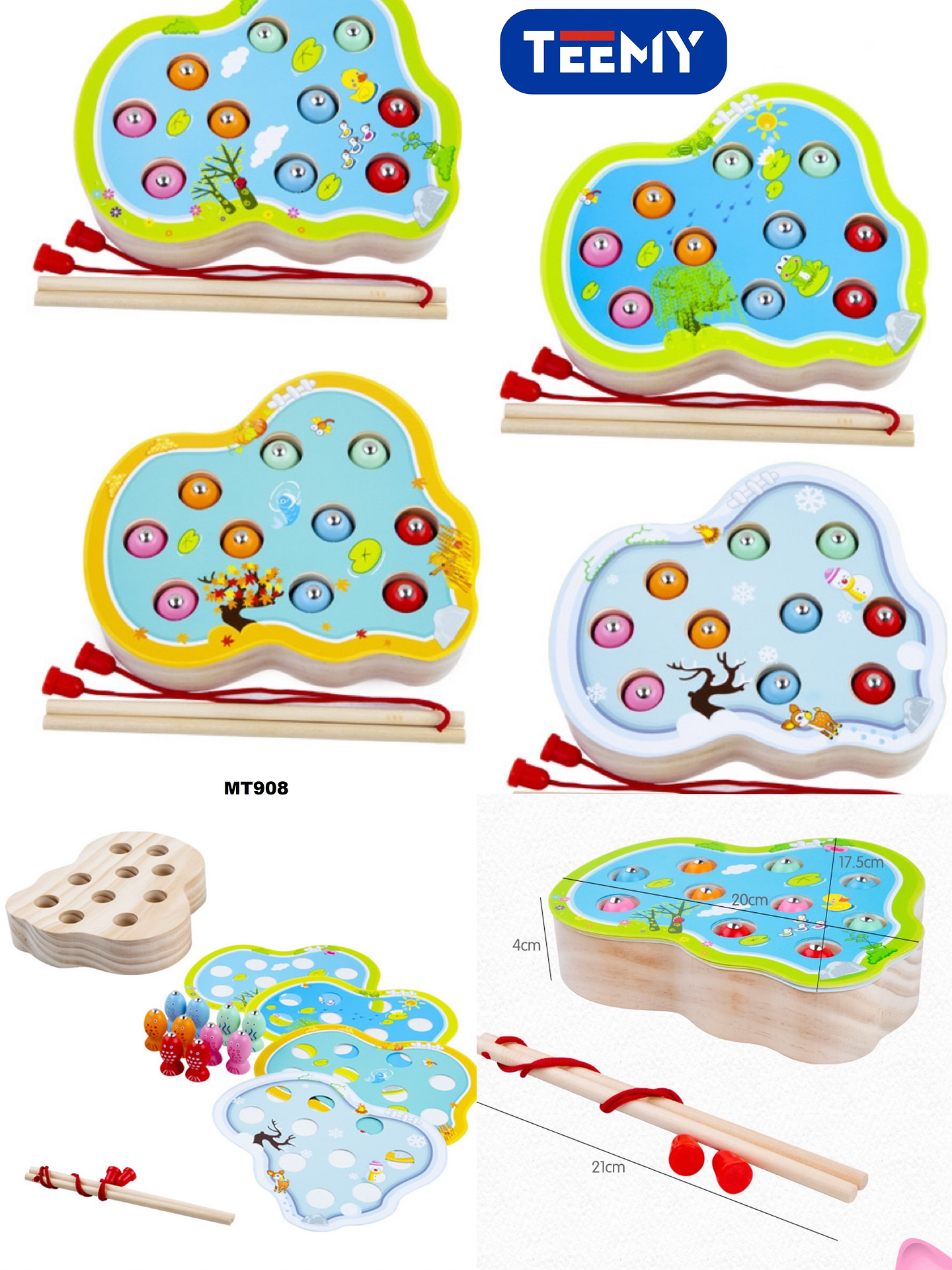 JUEGO DE PESCA , PRECIO PUBLICADO ES AL POR MAYOR Y DEBEN SER 3 UNIDADES DEL MISMO  (MT908) 1