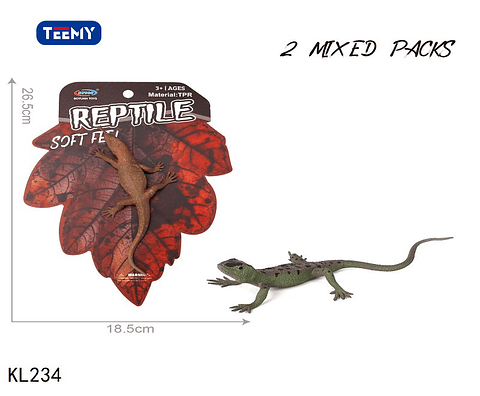 LAGARTIJA, PRECIO PUBLICADO ES AL POR MAYOR Y DEBEN SER 3 UNIDADES DEL MISMO  (KL234)