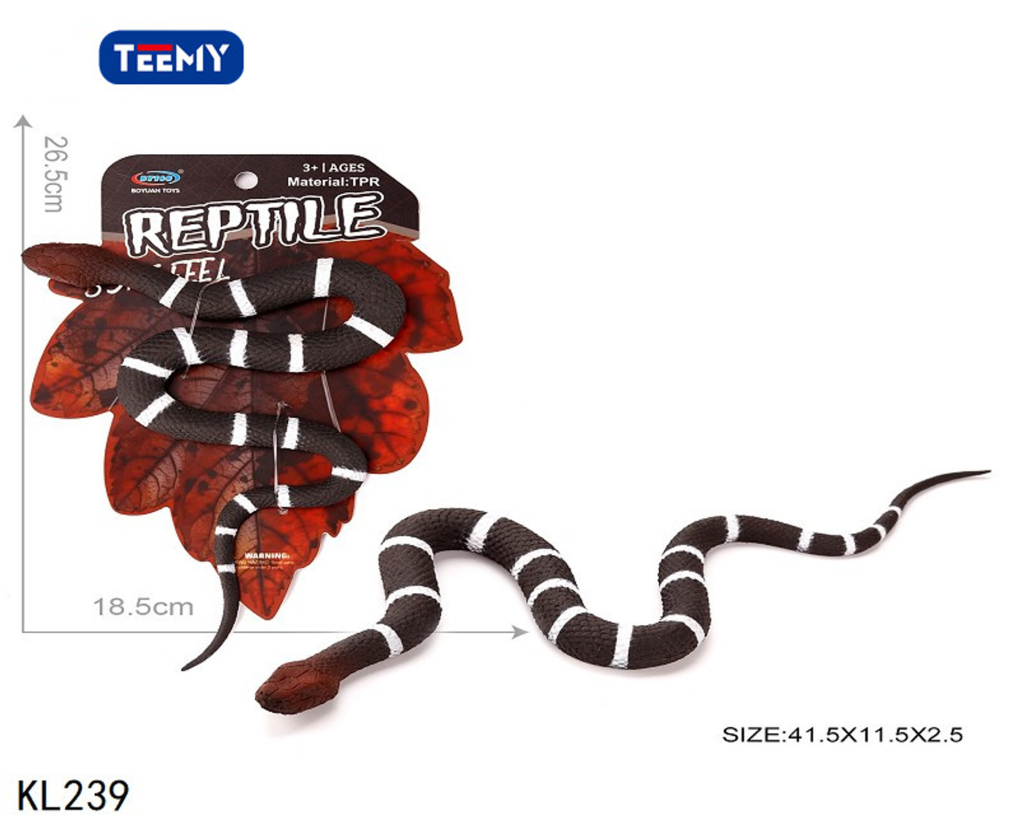 SERPIENTE  ,PRECIO PUBLICADO ES AL POR MAYOR Y DEBEN SER 3 UNIDADES DEL MISMO  (KL239) 1