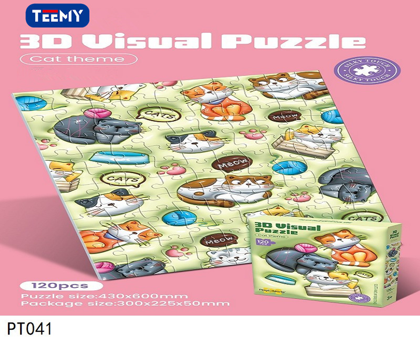 PUZZLE  INFANTIL 3D 120 PIEZAS, PRECIO PUBLICADO ES AL POR MAYOR Y DEBEN SER 3 UNIDADES DEL MISMO  (PT041) 1