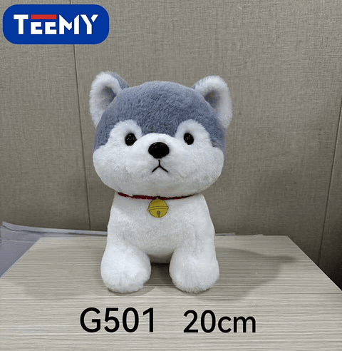 PELUCHE LOBO 20 CM, PRECIO PUBLICADO ES AL POR MAYOR Y DEBEN SER 3 UNIDADES DEL MISMO  (G501)