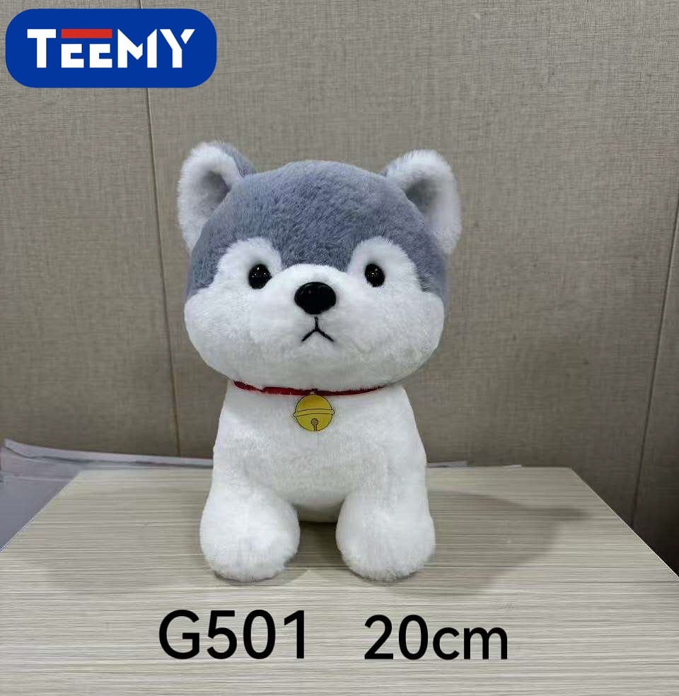 PELUCHE LOBO 20 CM, PRECIO PUBLICADO ES AL POR MAYOR Y DEBEN SER 3 UNIDADES DEL MISMO  (G501) 1