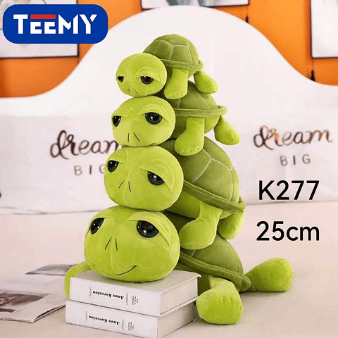 PELUCHE TORTUGA 25 CM , PRECIO PUBLICADO ES AL POR MAYOR Y DEBEN SER 3 UNIDADES DEL MISMO  (K277)