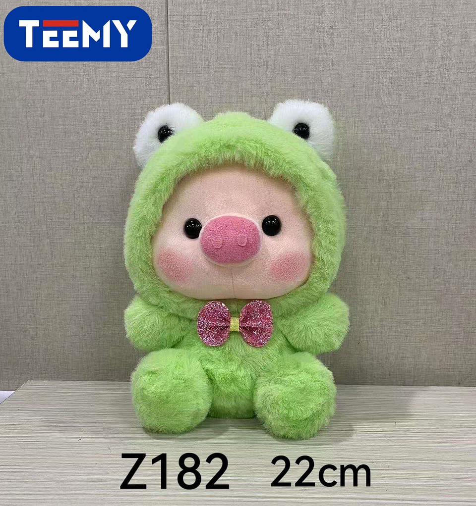 PELUCHE CHANCHO 22 CM, PRECIO PUBLICADO ES AL POR MAYOR Y DEBEN SER 3 UNIDADES DEL MISMO  (Z182) 1