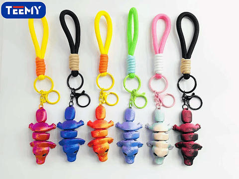 LLAVERO 3D PAQUETE 12 PIEZAS (3D006)