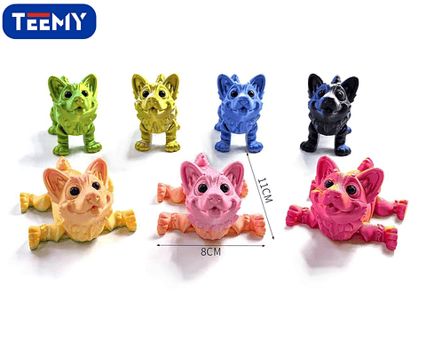 FIGURA 3D SENSORIALES PERRO, 3 DEL MISMO POR MAYOR  (3D022)