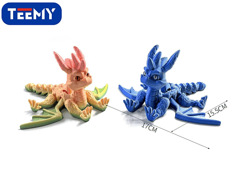FIGURA 3D SENSORIALES DRAGON, 3 DEL MISMO POR MAYOR  (3D027)
