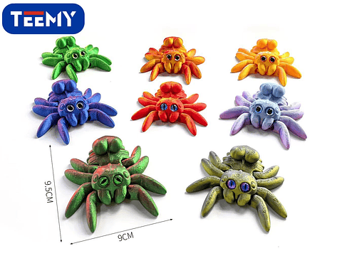 FIGURA 3D SENSORIALES ARAÑA, 3 DEL MISMO POR MAYOR  (3D033)