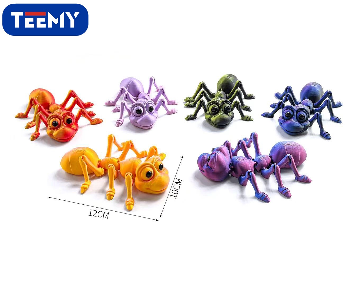 FIGURA 3D SENSORIALES HORMIGA, PRECIO PUBLICADO ES AL POR MAYOR Y DEBEN SER 3 UNIDADES DEL MISMO  (3D036) 1
