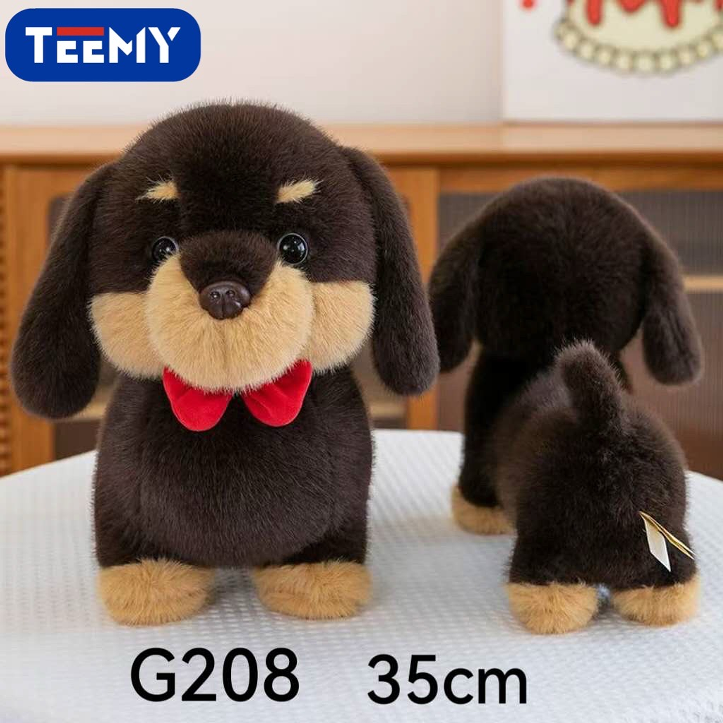 PELUCHE PERRO 35 CM   , PRECIO PUBLICADO ES AL POR MAYOR Y DEBEN SER 3 UNIDADES DEL MISMO  (G208) 1