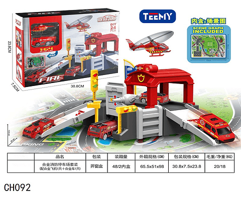 ESTACION DE BOMBEROS, PRECIO PUBLICADO ES AL POR MAYOR Y DEBEN SER 3 UNIDADES DEL MISMO 