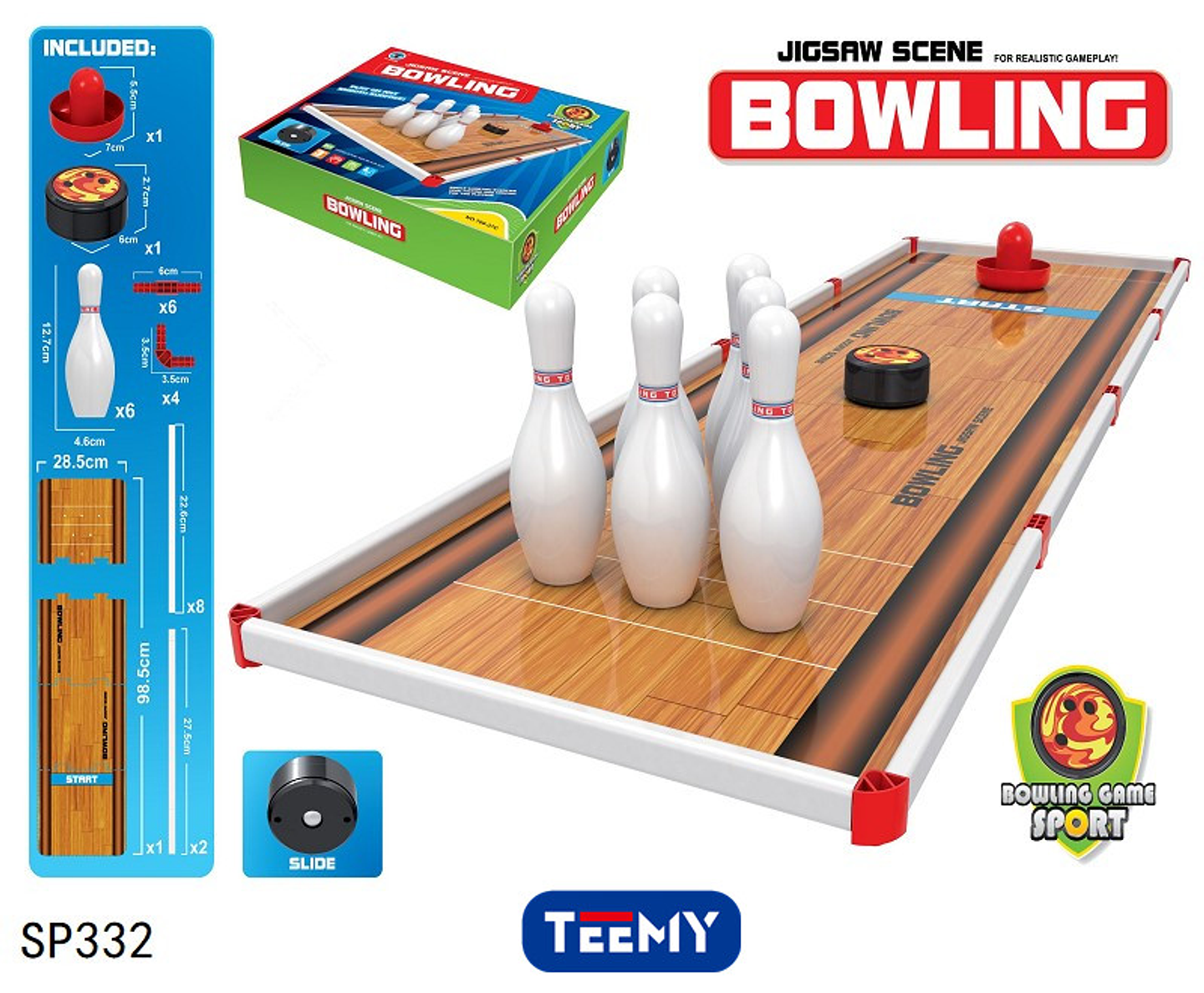 MINI BOWLING  , PRECIO PUBLICADO ES AL POR MAYOR Y DEBEN SER 3 UNIDADES DEL MISMO  (SP332) 1