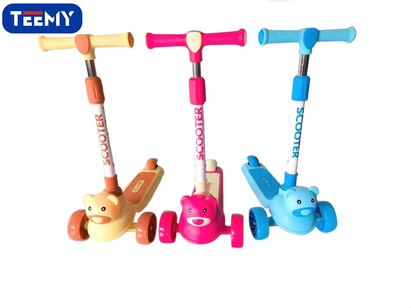 SCOOTER CON LUCES EN LAS RUEDAS BULTO 10 UNIDADES (YAH158) 1