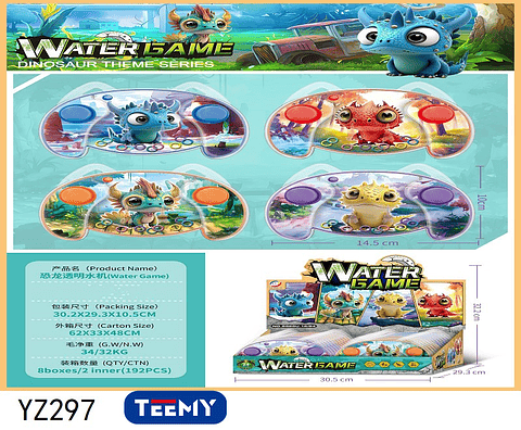 CONSOLA DE AGUA PAQUETE 24  PIEZAS (YZ297)