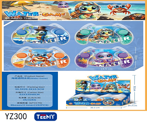 CONSOLA DE AGUA PAQUETE 24  PIEZAS (YZ300)