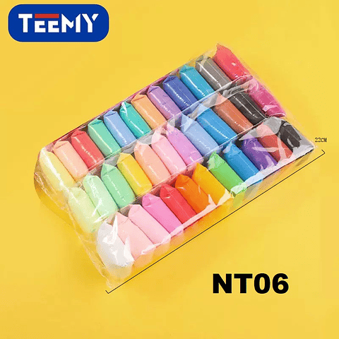 PLASTICILINA PAQUETE 12 PIEZAS (NT06)